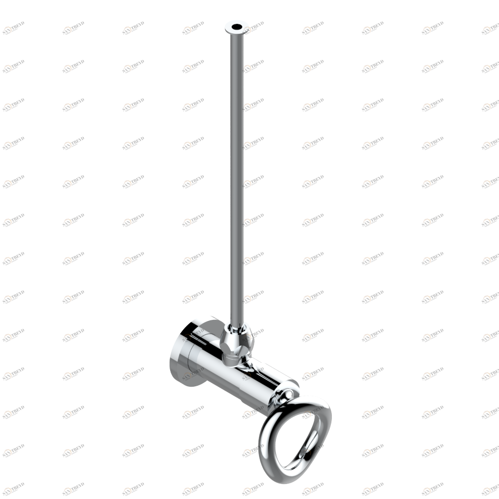 G4P-181/S Кран запорный 1/2" стильный регулируемый с 30 cм трубкой Thg-paris Серия "О" Хром G4P-181/S CAT.A