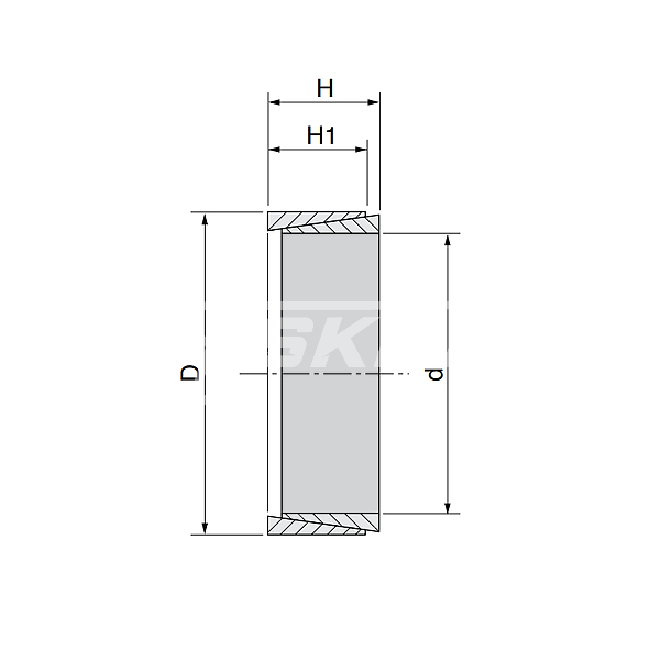 IS3576 Зажимная втулка KLNN070 (PHF FX30-70x79) ISKRA  - Вид №2