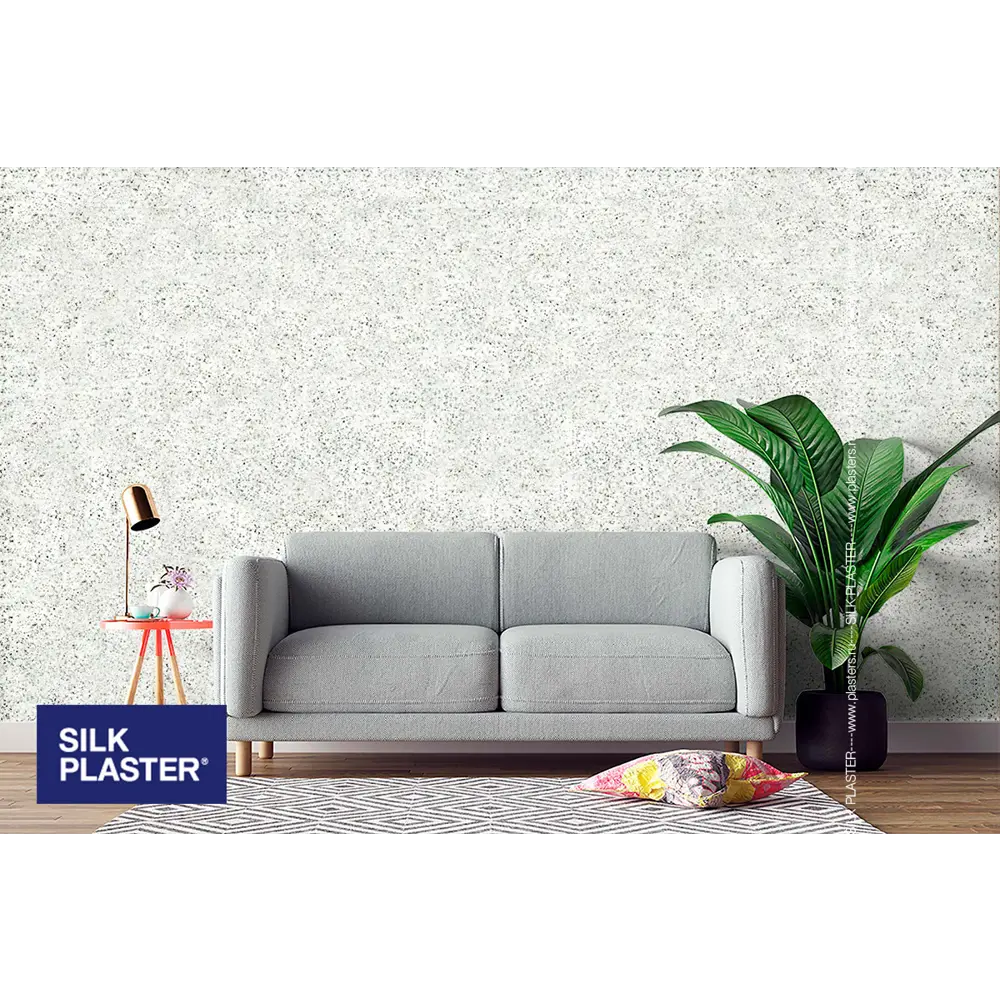 Жидкие обои Silk Plaster Absolute А230 1.05 кг цвет серебристо-белый STLM-2140818 - Вид №3