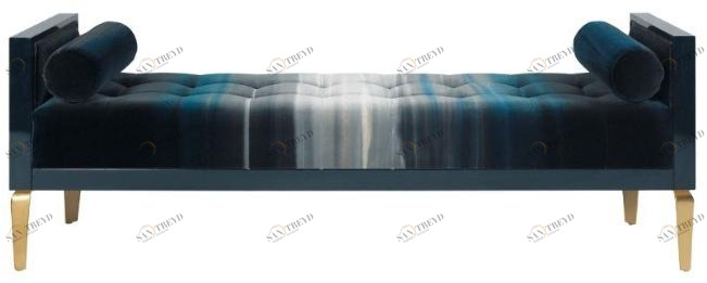 ANA ROQUE INTERIORS Стеганая скамья, обитая бархатом Luxury sun-id-1386624