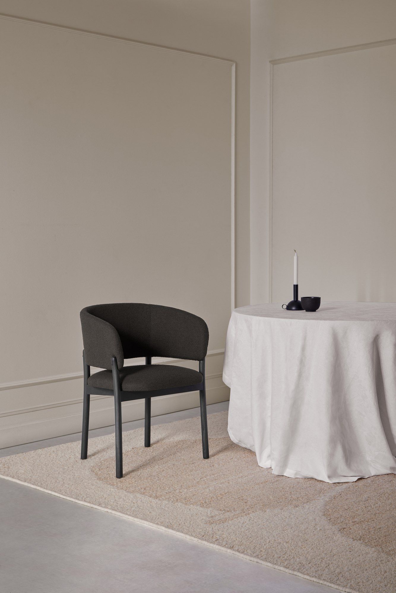 Мягкий тканевый стул с подлокотниками Blasco&Vila RC Wood ARCH-00035373 - Вид №9