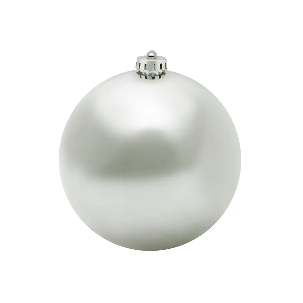 Елочный шар ø15 см пластик серебро Santreyd STLM-2137341