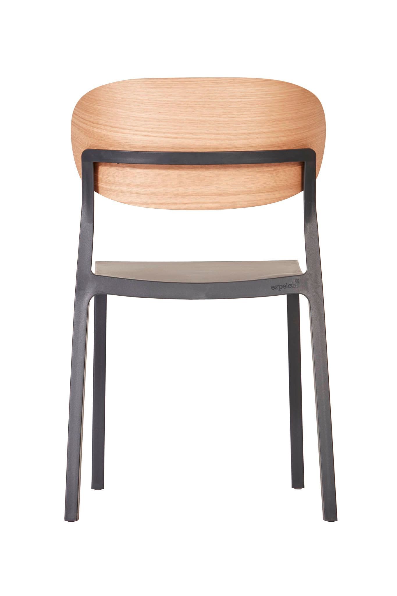 Садовый стул из полипропилена с деревянной спинкой Ezpeleta BAKE WOOD ARCH-00073360 - Вид №28