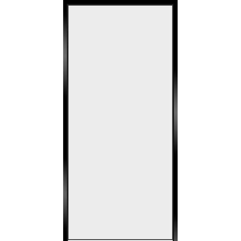 Дверь межкомнатная глухая обратного открывания с замком комплекте Invisible 90x230 см цвет белый левый 89383101 STLM-2201104 VELLDORIS 