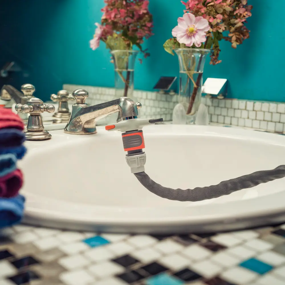 Адаптер на бытовой кран для быстрого соединения Gardena STLM-2020966 - Вид №11