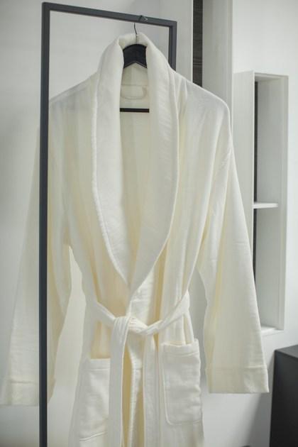 Cinier Хлопковый халат Caresse Ca25000 blanc-l - Вид №2