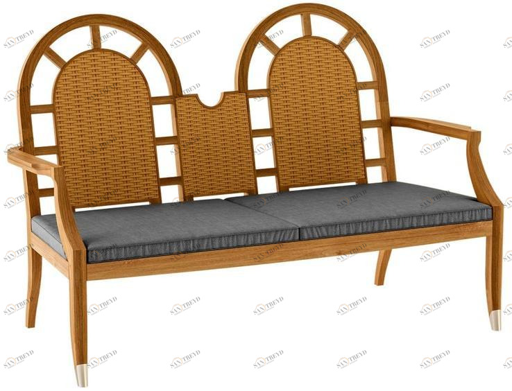 ASTELLO Диван из тикового дерева Jonquille Jq.ss2.s1.02