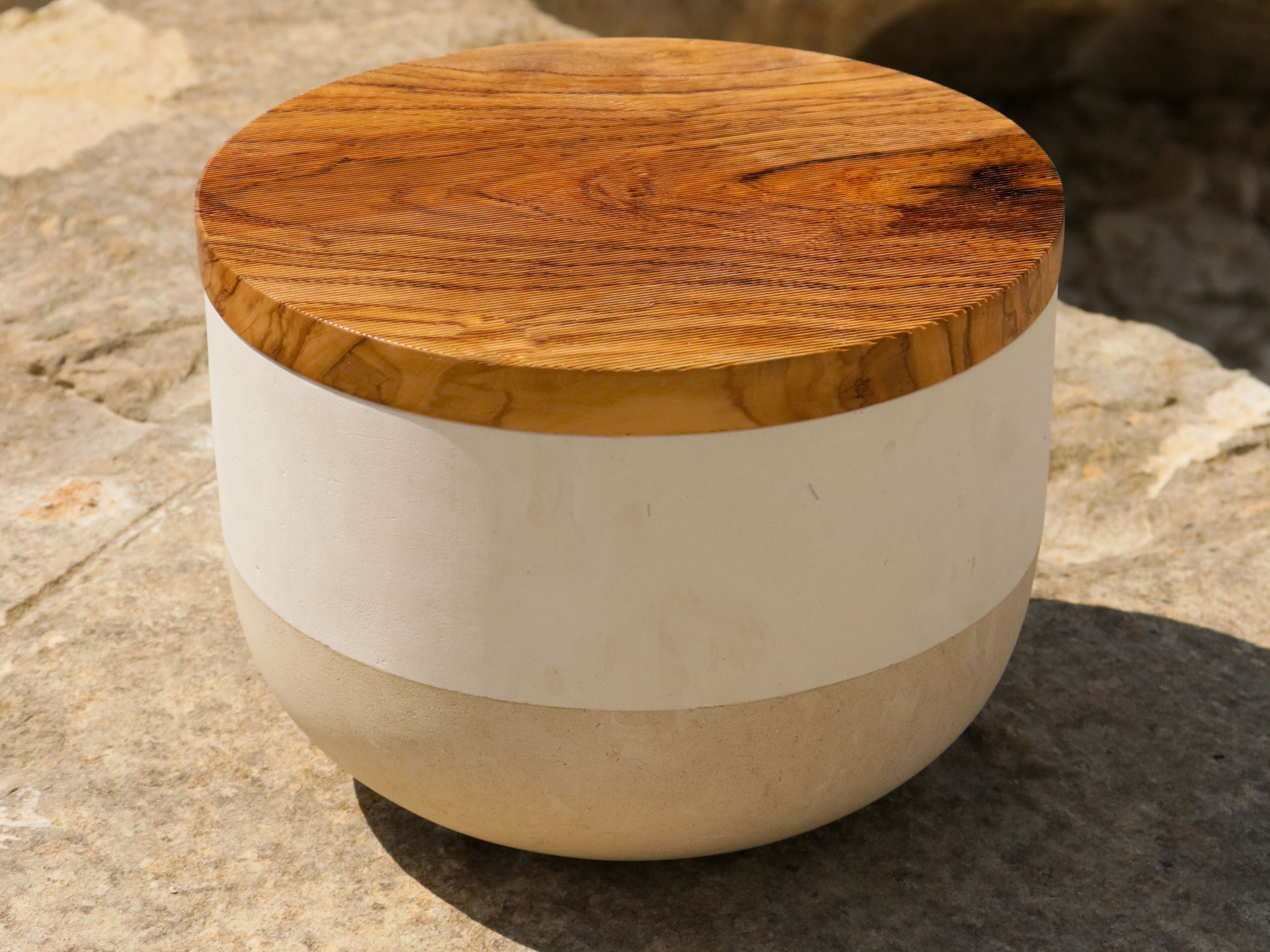 Контейнер для еды из камня Лечче и оливкового дерева PIMAR Rito ARCH-00114933 - Вид №17