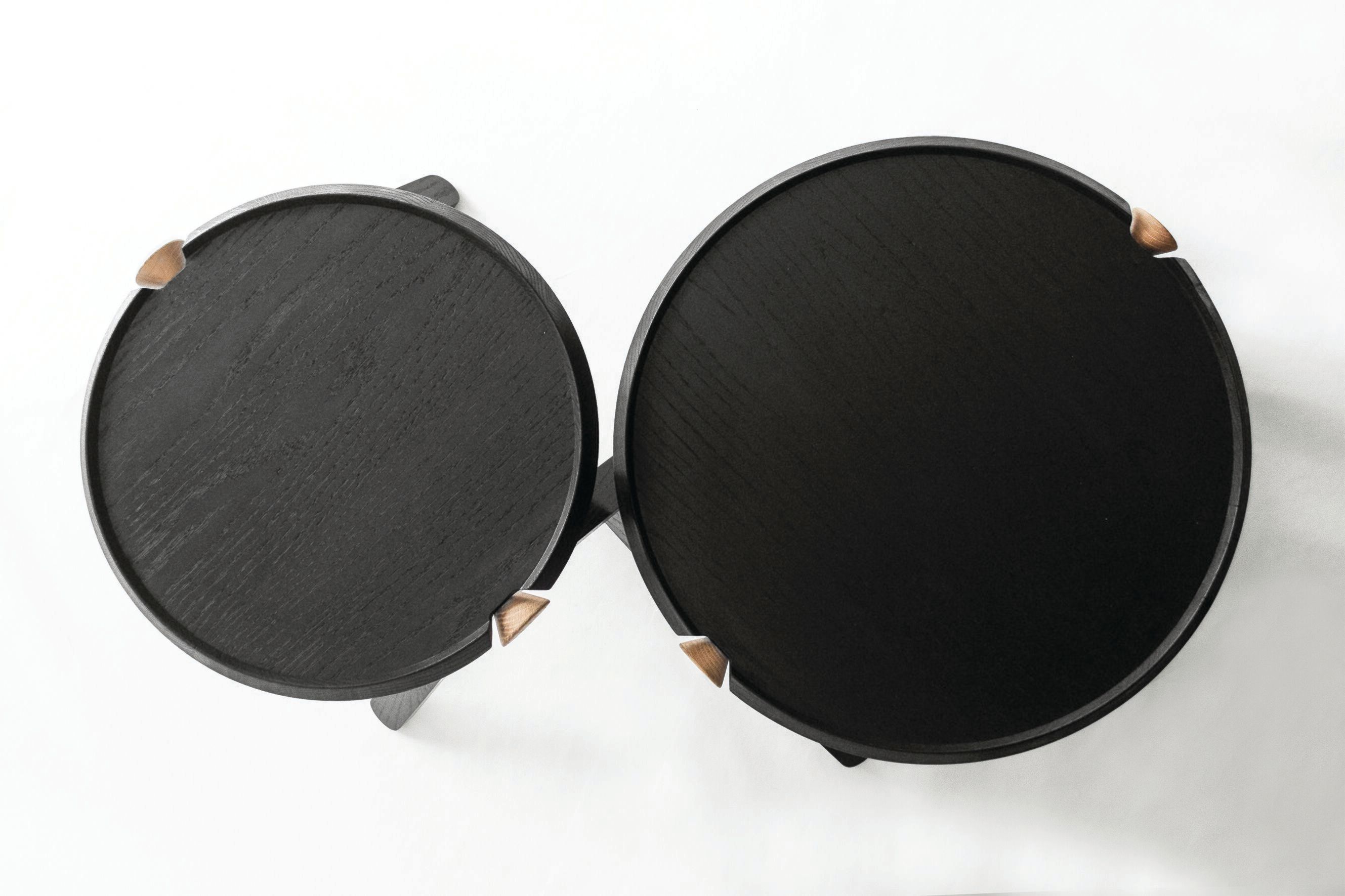 Низкий круглый журнальный столик из ясеня Billiani Lilliput ARCH-00026609 - Вид №4