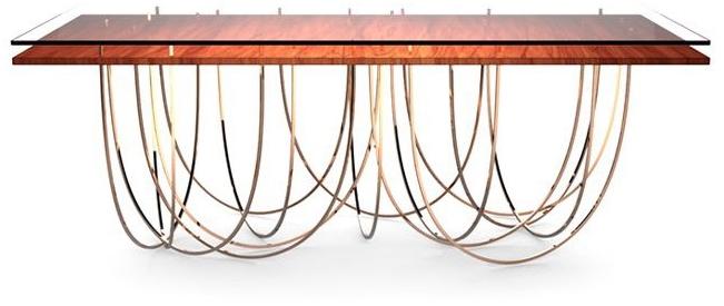 Duquesa & Malvada Прямоугольный обеденный стол Cassini Dmf026 - Вид №1