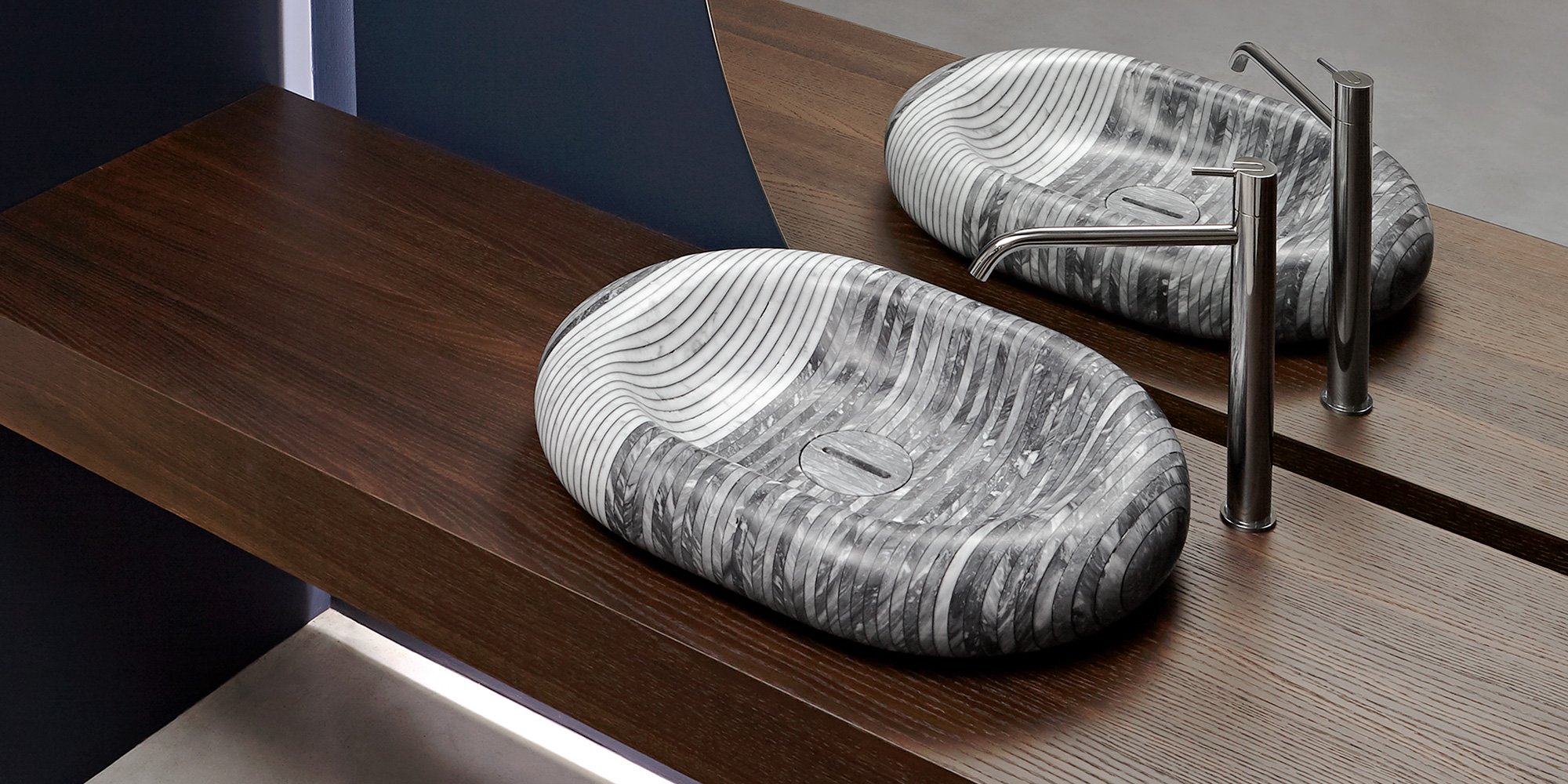 Gessati Накладная раковина на столешницу  прямоугольная Antoniolupi  - Вид №10