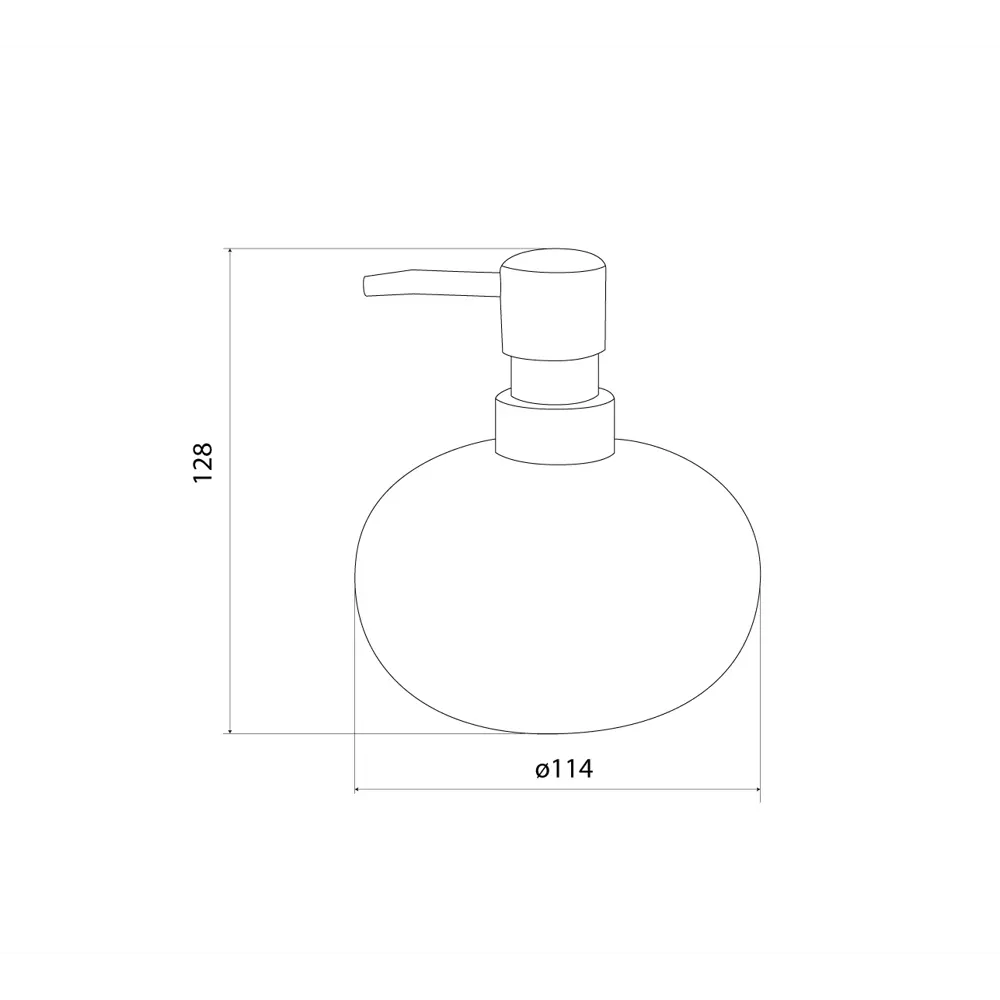 89380340 Дозатор для жидкого мыла Iddis Concrete LMCNC00i46 керамика цвет серый STLM-1571282 - Вид №3