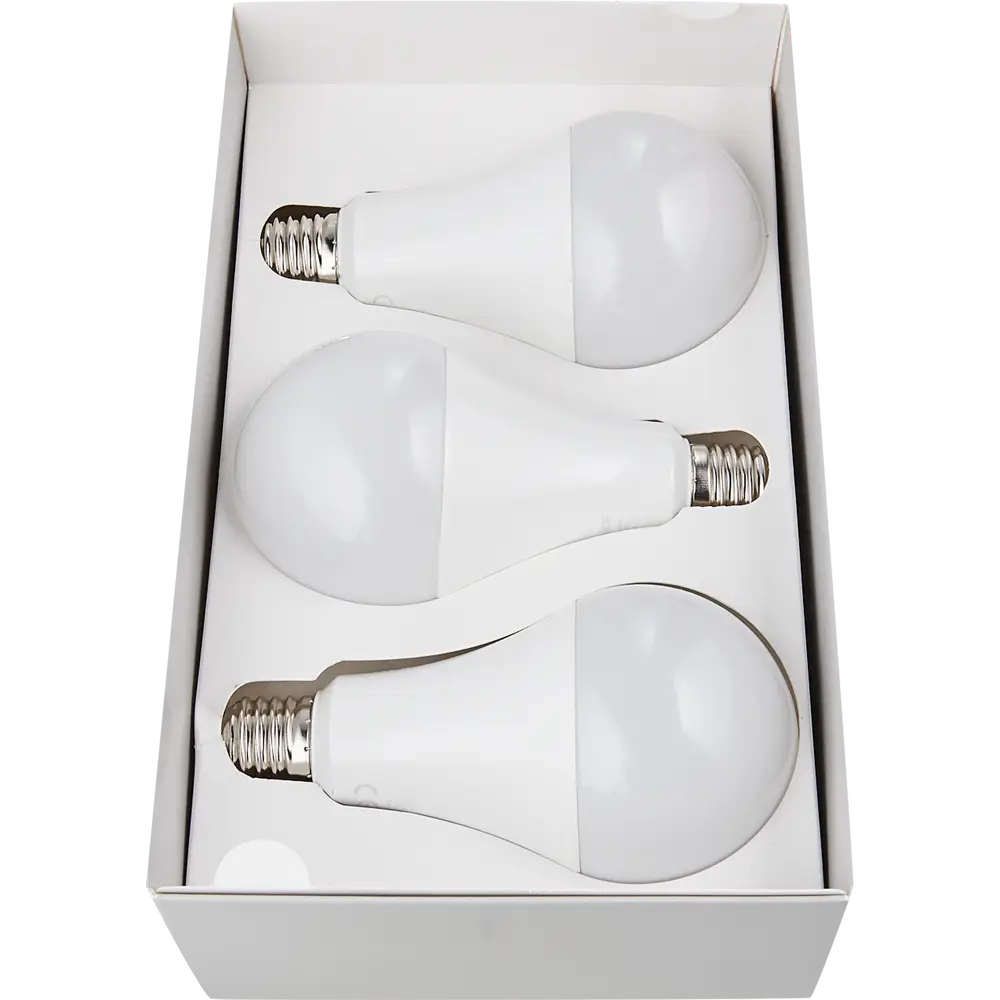 Набор умных ламп светодиодных Wi-Fi Osram Smart Plus E27 220-240 В 14 Вт груша матовая 1521 лм, теплый белый свет, 3 шт LEDVANCE STLM-2181216 - Вид №3
