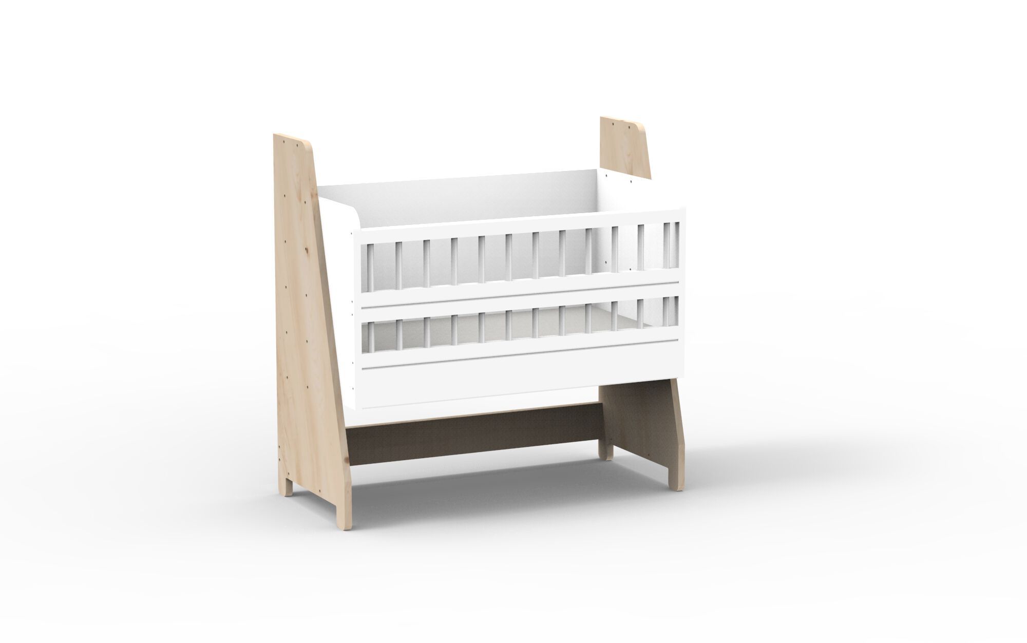 Лакированная деревянная кровать для сна Mathy by Bols ASYMETRY ARCH-00052185 - Вид №19