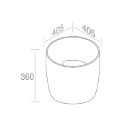 L106T0R0V0.100 Накладная раковина круглая A. e T. Italia THIN AeT ITALIA - Вид №1