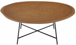 Ligne Roset Круглый журнальный столик из фанерованной древесины  19960350