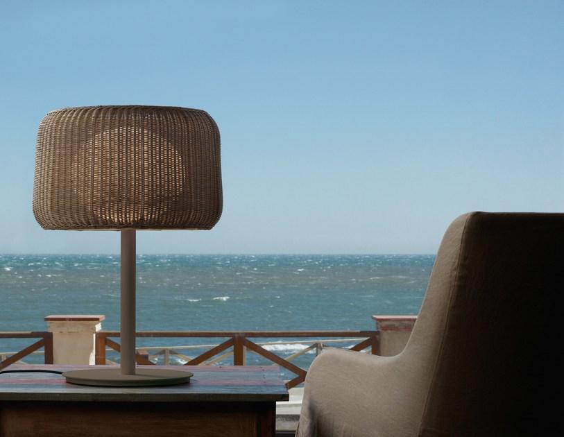 BOVER Настольная лампа из синтетического волокна Fora sun-id-1428648 - Вид №2