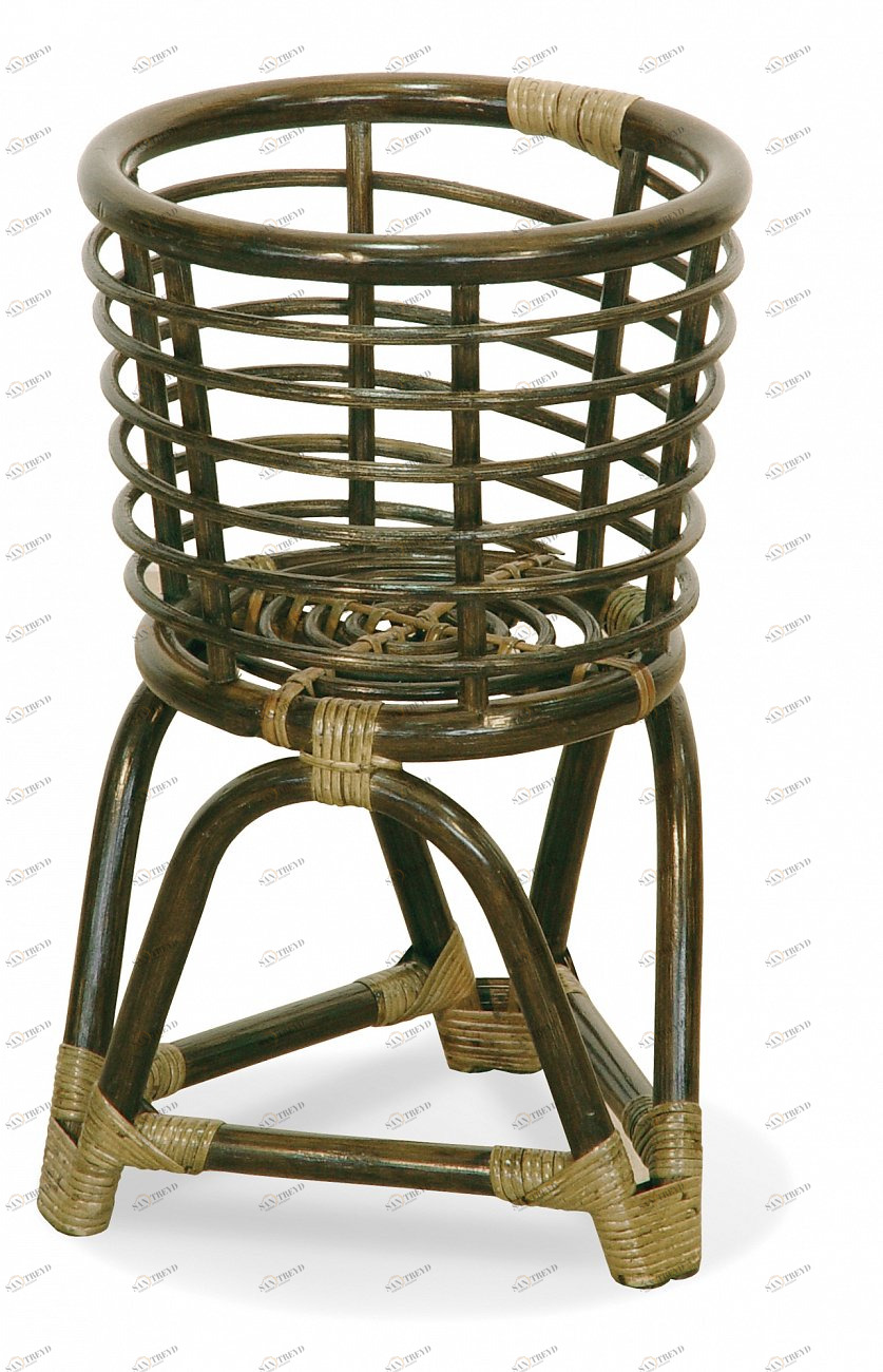 Цветочница круглая 48х29 см олива Calamus Rotan VINOTTI  00-3885397 Зеленый 