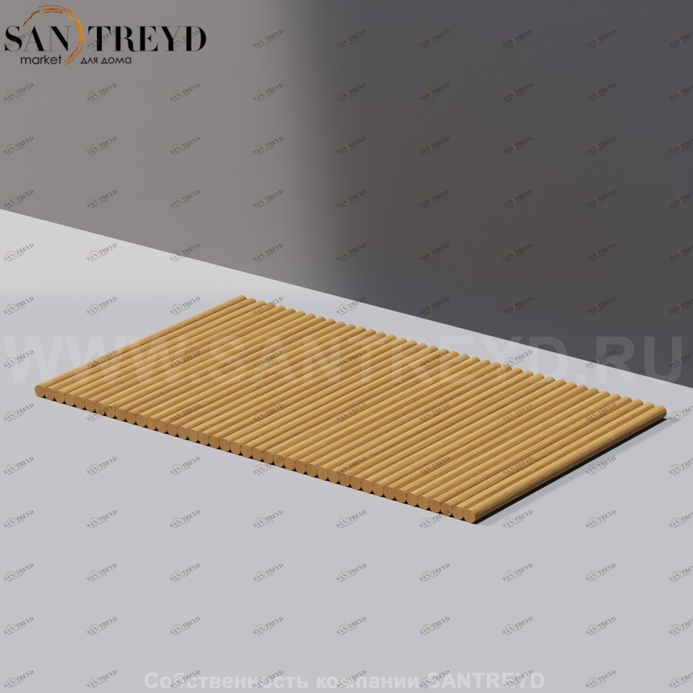 Agape TAPIRO Коврик из дерева 80 см под тик AKAR0524T