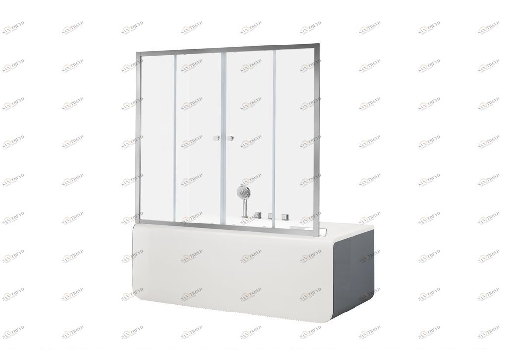 00196046 Душевое ограждения на борт вынны Aquanet Китай ALFA