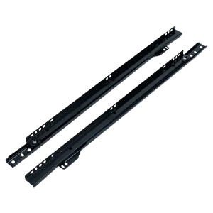 Мебельные направляющие 500 мм сталь цвет черный