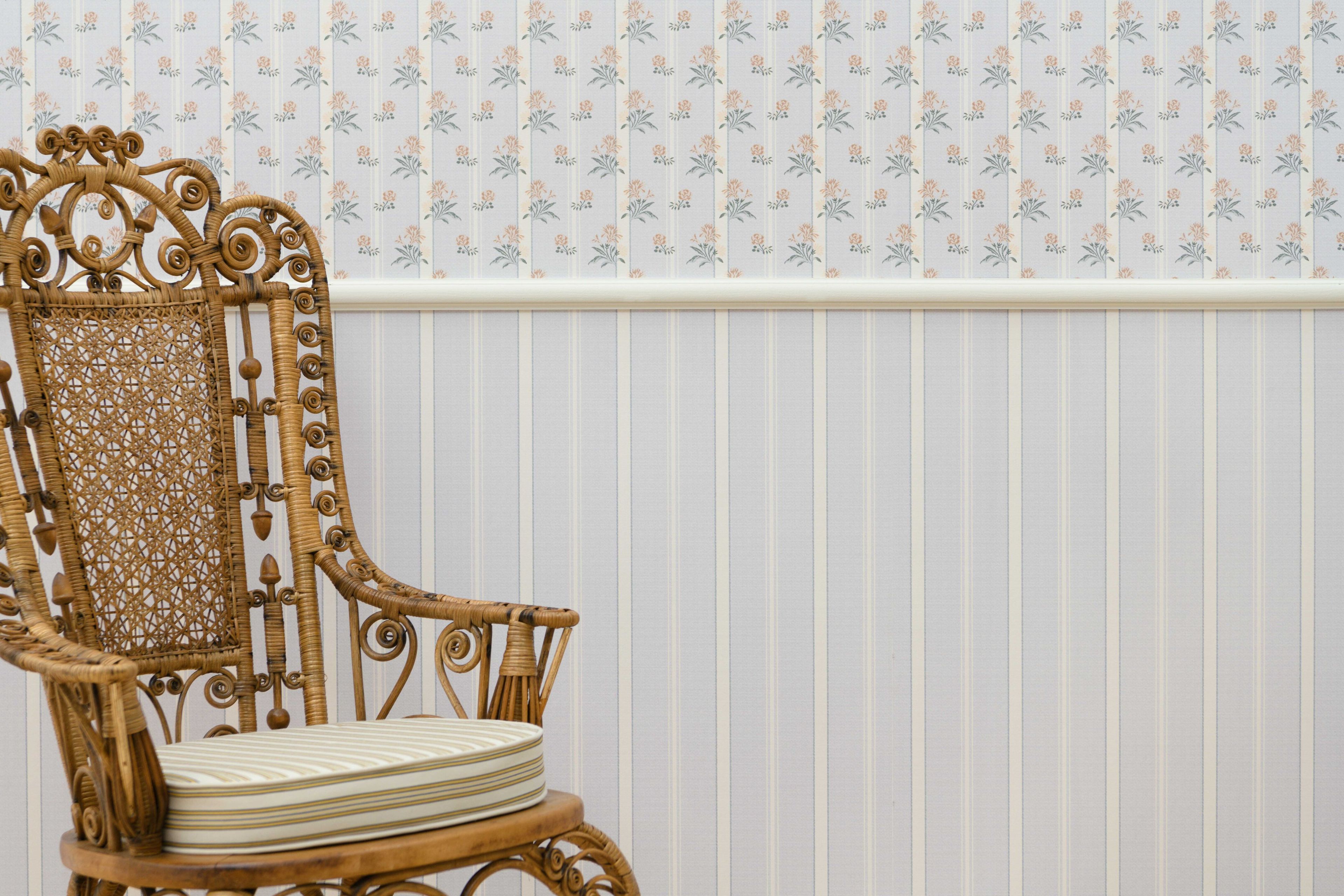 Нетканые полосатые обои LELIEVRE Quenin-Belle Époque ARCH-00125822 - Вид №3