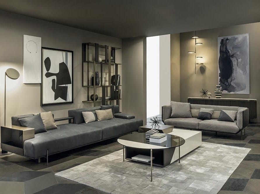 Стеклянный круглый журнальный столик Shake ARCH-00052945 - Вид №1