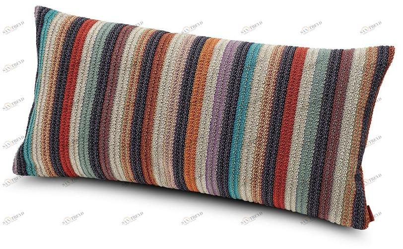 MissoniHome Бархатная подушка, окрашенная в пряжу Alps sun-id-1400597
