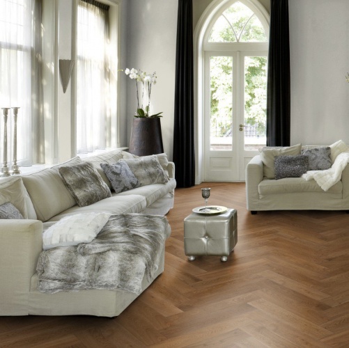 Паркет Ёлка Solidfloor New classic Шантильи Дуб Натур с брашью (Текстурированная) 610х122 мм 1195080 - Вид №20