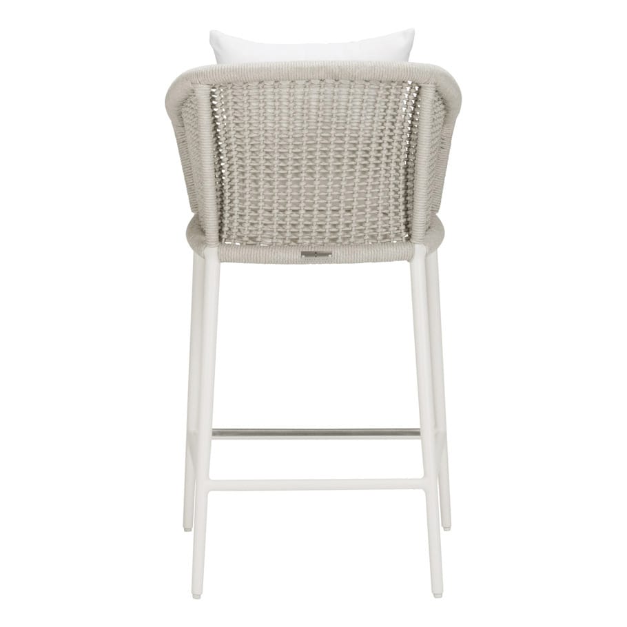 Табурет из морской веревки и алюминия с подлокотниками JANUS et Cie Knot ARCH-00021697 - Вид №13