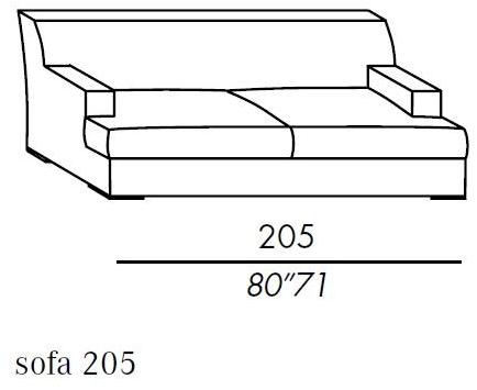 Meridiani Съемный тканевый диван James sun-id-1412215 - Вид №2