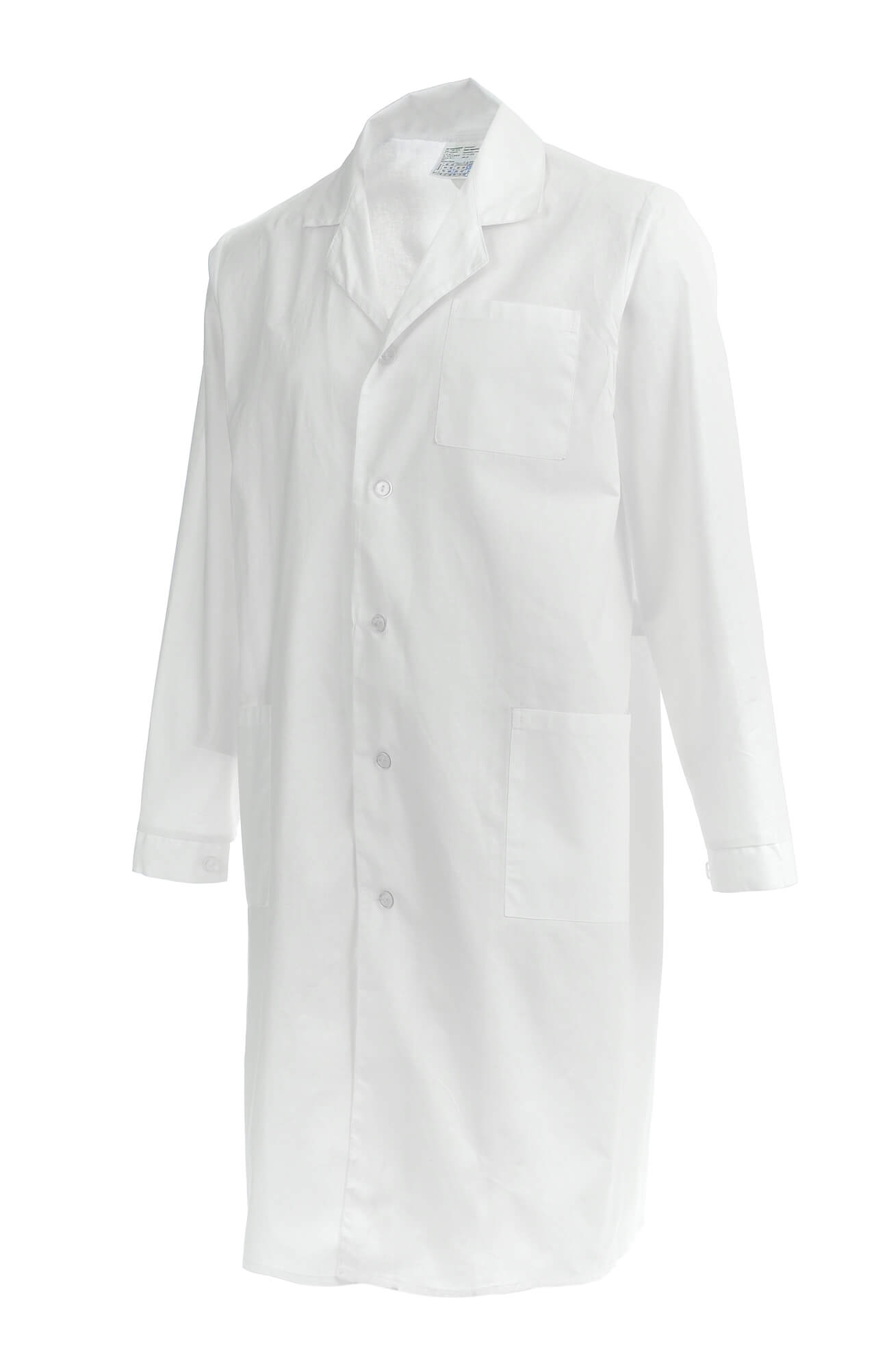 61719 Халат мужской белый  Медицинская одежда  размер 44-46/158-164 Спецодежда  - Вид №1