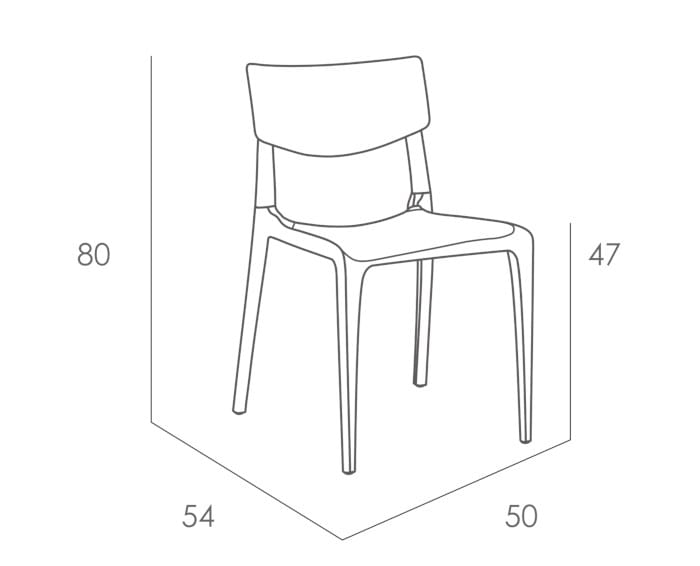 Штабелируемый стул из полипропилена с мягким сиденьем Ezpeleta TOWN PAD ARCH-00093861 - Вид №5