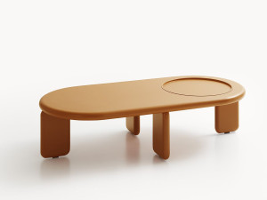 Овальный журнальный столик