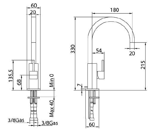 750220PN00 Смеситель Bandini Ice Cube Santreyd - Вид №1