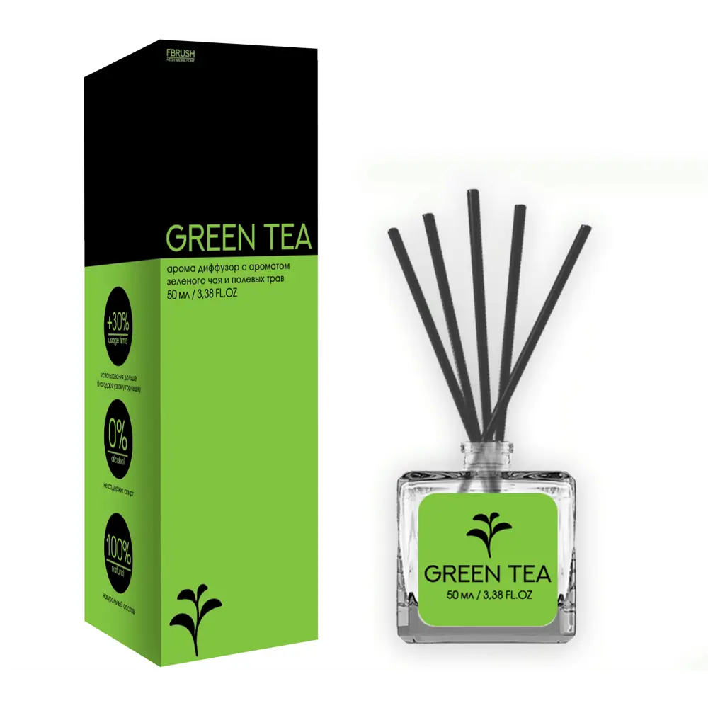 Ароматический диффузор Fbrush Green Tea 50 мл STLM-2008534