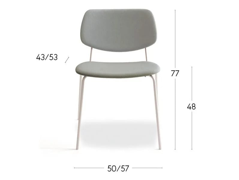 Стальной мягкий стул Billiani Doll ARCH-00149958 - Вид №2