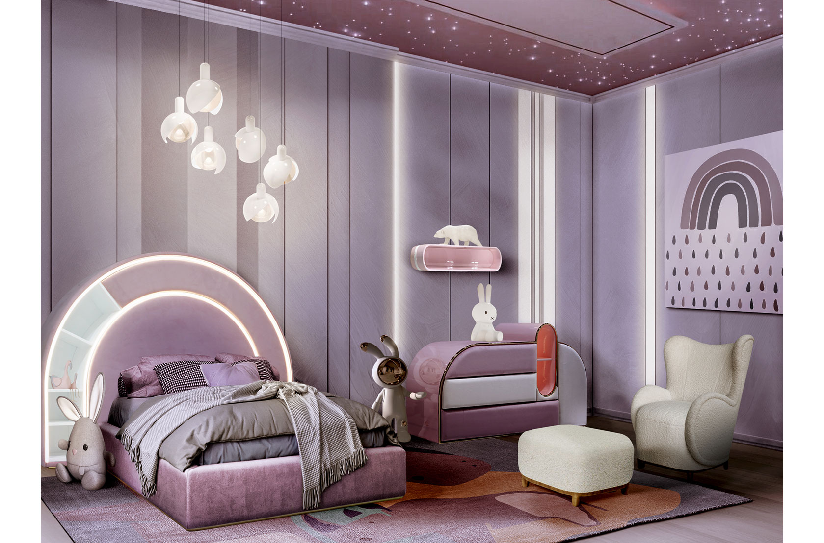 CIST635 Полки в детскую Облако Маленькое Circu  - Вид №11