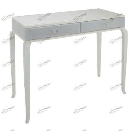 Туалетный столик белый с ящиками и фигурными ножками Tralee RVASTLEY PUSHA 061026 Белый 