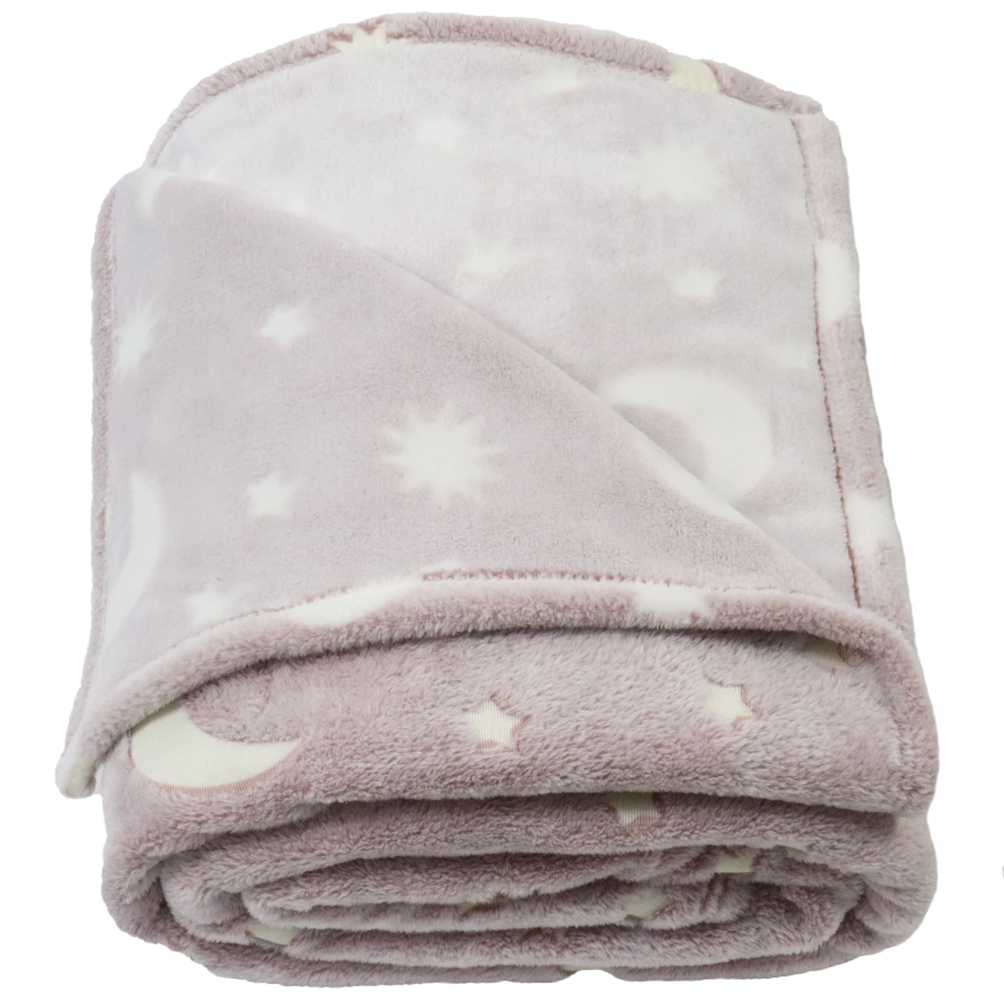 84378943 Плед «» 160x200 см фланель цвет розовый Луна Santreyd  - Вид №2