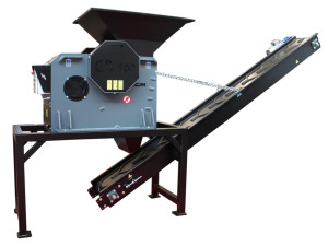 Мини электрическая щековая дробилка