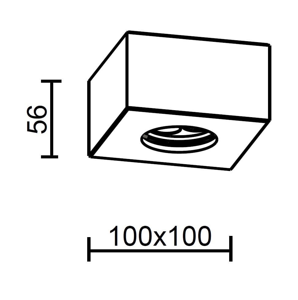 Потолочный алюминиевый светодиодный прожектор Brillamenti ARCH-00148781 - Вид №1