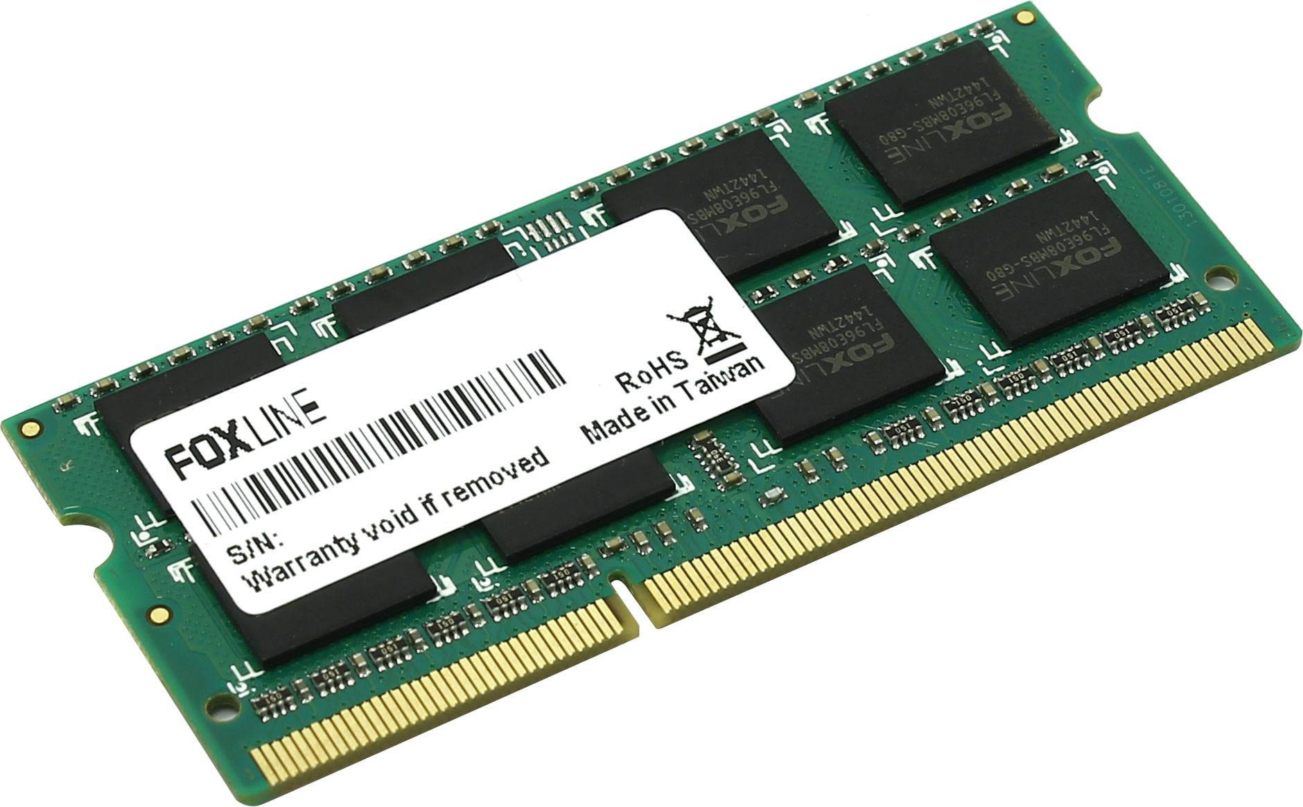 FL1333D3S9L-4G, FL1333D3S9S1L-4G sodimm 4gb 1333 ddr3 cl9 (512*8) 1.35v Foxline Santreyd 