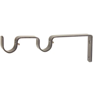 Держатель двухрядный простой 8/14 см цвет титан