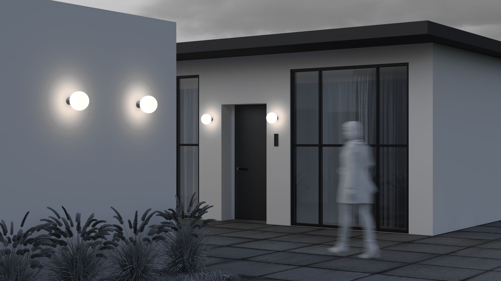 Алюминиевый наружный настенный светильник Maytoni BOLD ARCH-00114974 - Вид №1