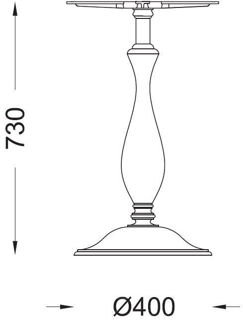 Modus Основание для чугунных столов  Tv2708.001s  - Вид №3
