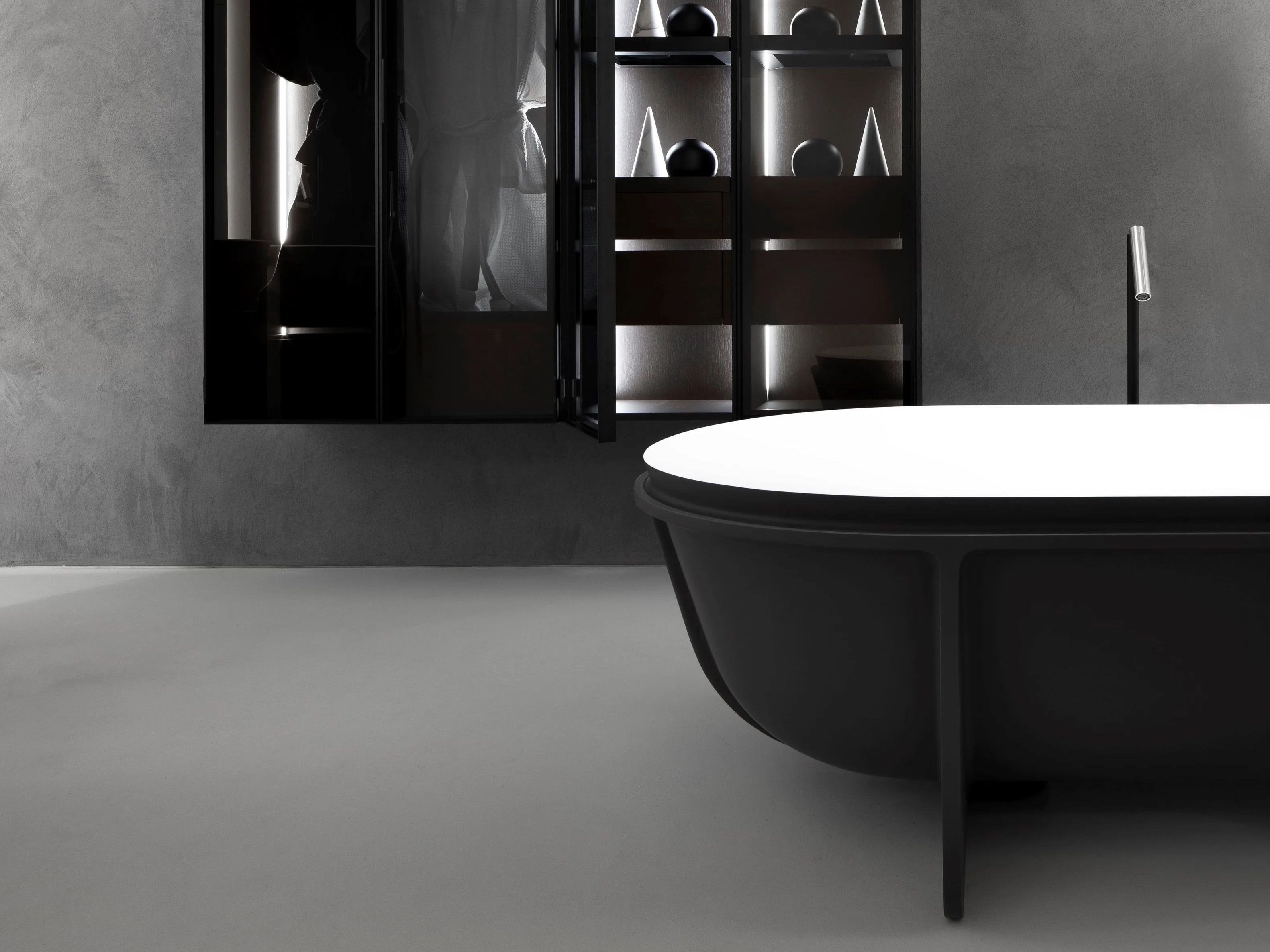 Ванна в центре комнаты в Cristalplant® Falper Conrostamp ARCH-00061536