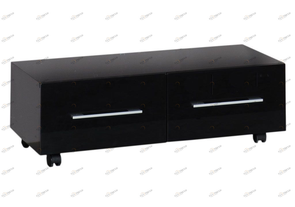 Тумба подкатная Aquanet Нота 100 черный 00170734