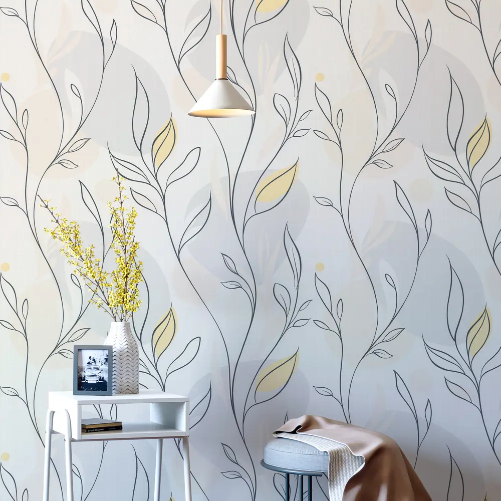 Обои флизелиновые Palitra Life Air 1 светло-серые PL72613-46 STLM-2147480 - Вид №4