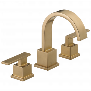 3553LF-CZ Смеситель для ванной комнаты с двумя ручками Delta Faucet Vero Шампанское бронза